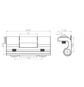 Петля скрытая TK-100408-2