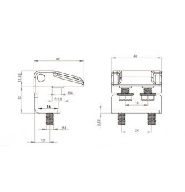 Петля панельная TK-100416-1