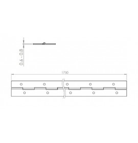 Петля листовая 175 см TK-100441