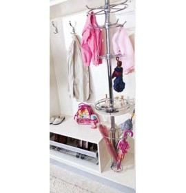 Стойка-держатель с вешалками и корзиной GMF 01, GMMS 10,  GMMS 12- GMMS 14, GMSUB 23-GMSUB 25