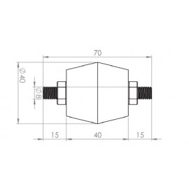 Изолятор шинный болт TK-100553