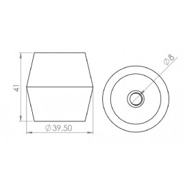 Изолятор шинный болт TK-100555