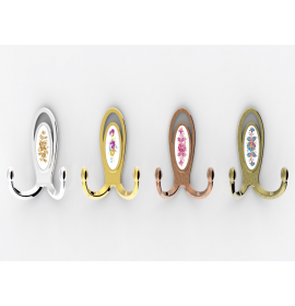 Мебельный крючок двухрожковый  GM 3.30114 - GM 3.30119