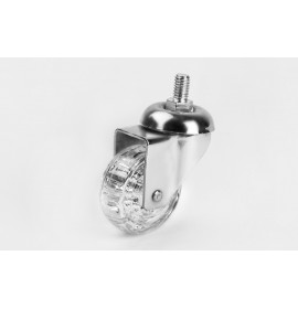 Опора колесная (прозрачный ролик, болтовое крепление) GM 9.45085