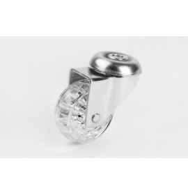 Опора колесная (прозрачный ролик, крепление под болт) GM 9.45086