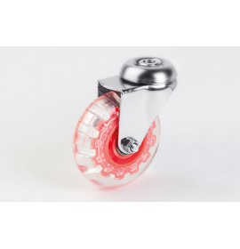 Опора колесная (прозрачный ролик, крепление под болт) GM 9.45105