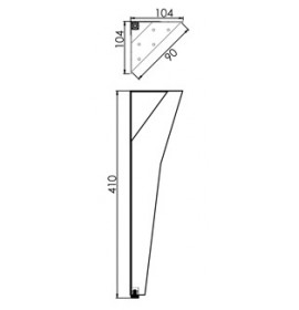 Мебельная ножка GM 32.41104-GM 32.41105