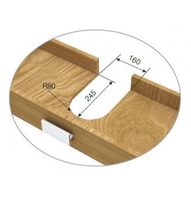 Пластиковый ограничитель для сифона с лотком с разделителями GM 30.00003