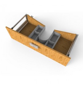 Пластиковый ограничитель для сифона с лотком с разделителями GM 30.00002