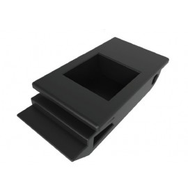 Замок-защелка сдвижная для шкафа (1,2 мм) TK-100323-1