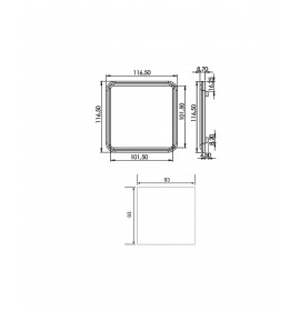 Смотровое окно (c винтом или с зажимами) TK-100501-3-V2