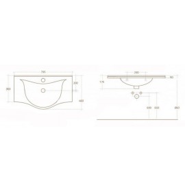 Раковина SF-110080