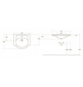 Раковина SF-12055