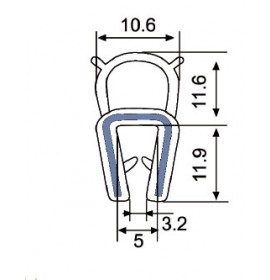 Уплотнитель с металлокордом TK-100607-2