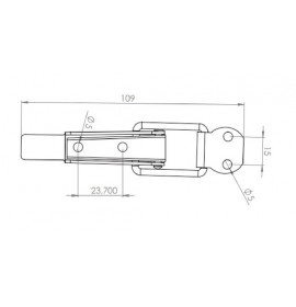 Защелка для шкафа TK-100331-1