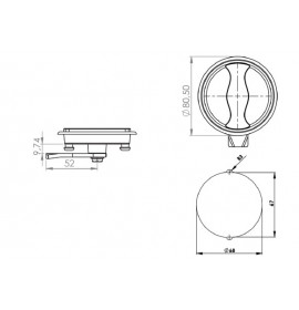 Замок для пожарного шкафа TK-100328-2